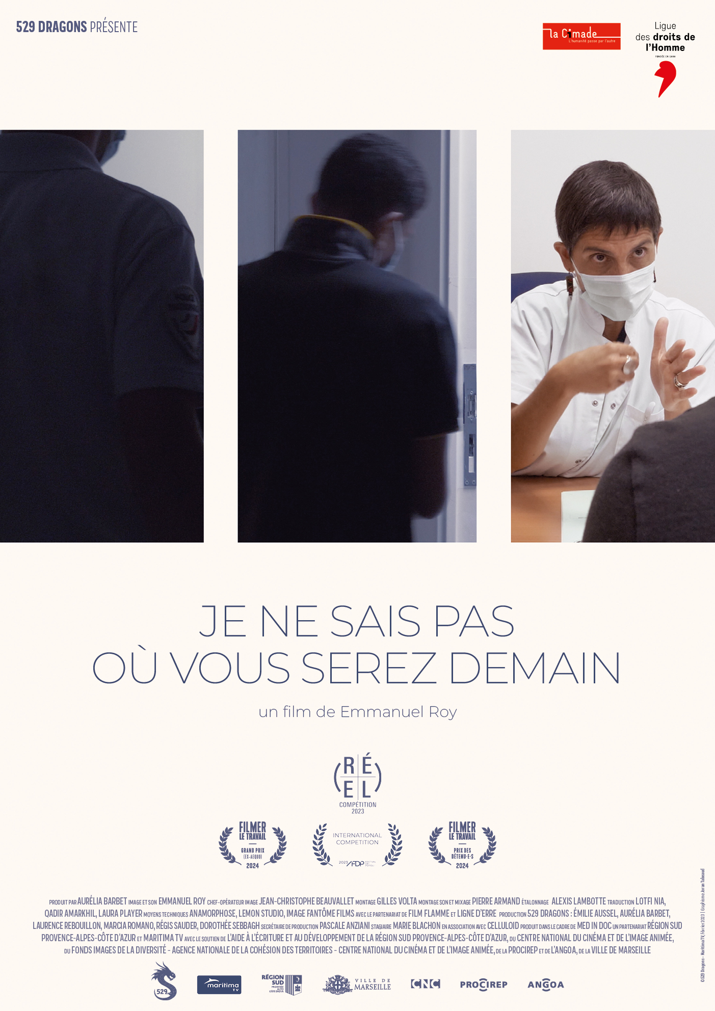 Affiche Je ne sais pas où vous serez demain